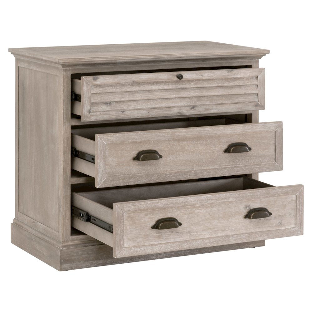 Traditions Transitional Eden 3-Drawer Nightstand