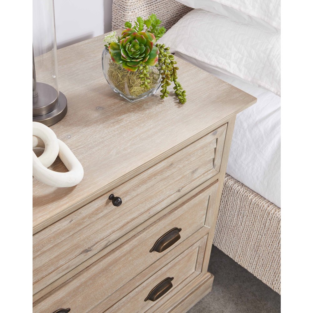 Traditions Transitional Eden 3-Drawer Nightstand