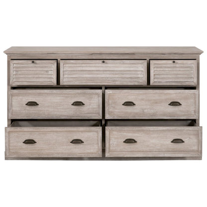 Traditions Transitional Eden 7-Drawer Media Dresser