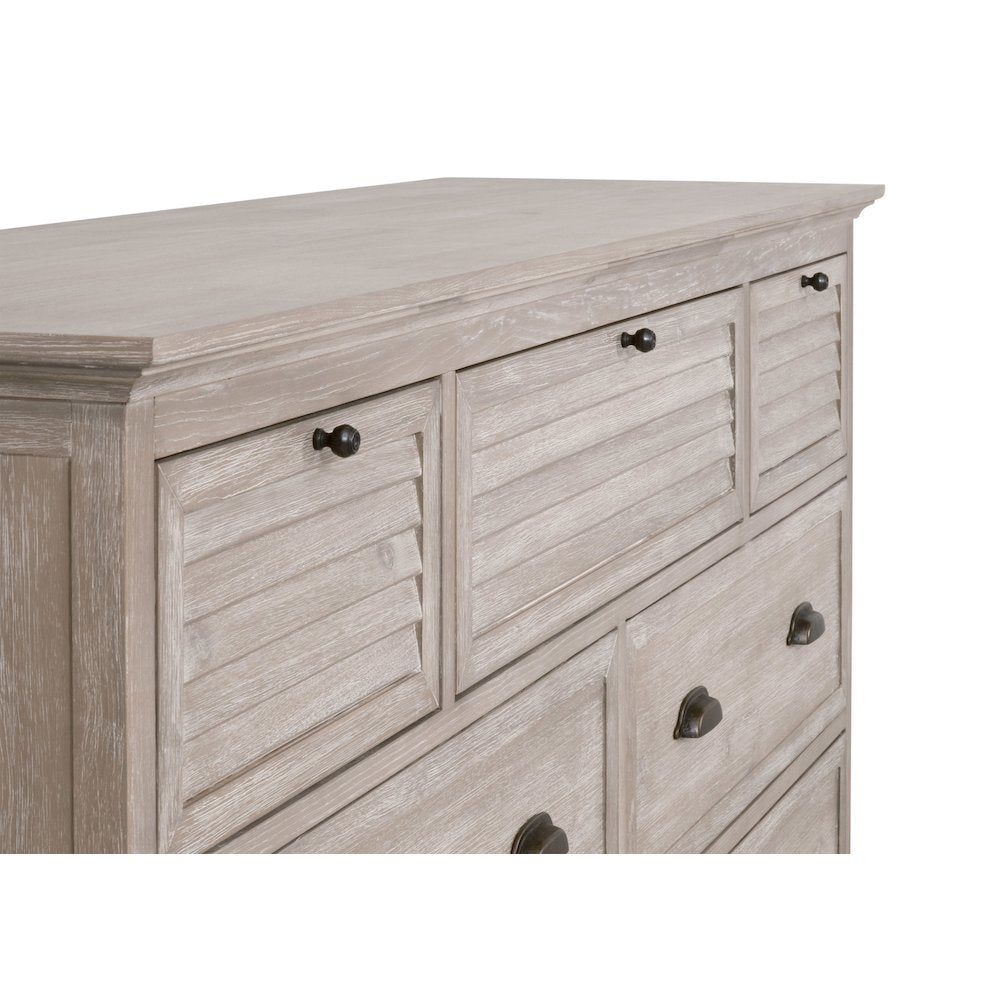 Traditions Transitional Eden 7-Drawer Media Dresser