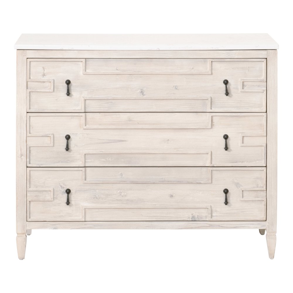 Bella Antique Transitional Emerie Entry Cabinet