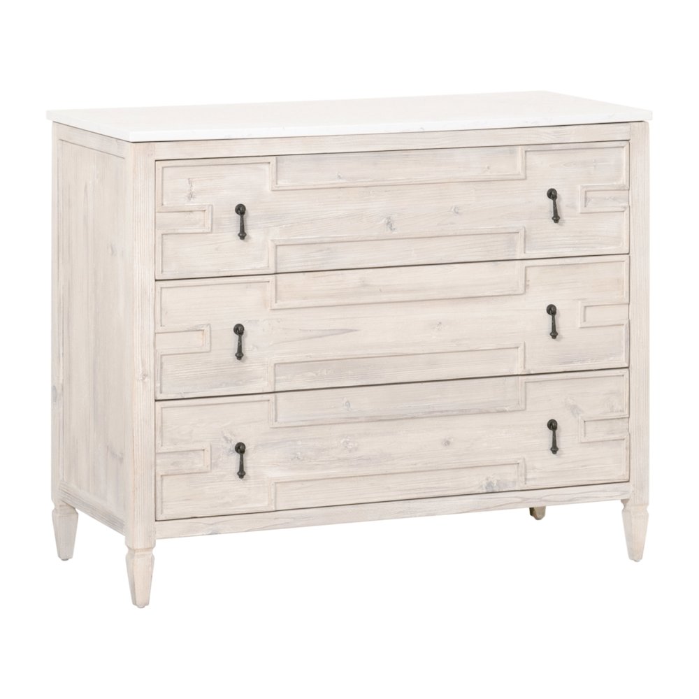 Bella Antique Transitional Emerie Entry Cabinet