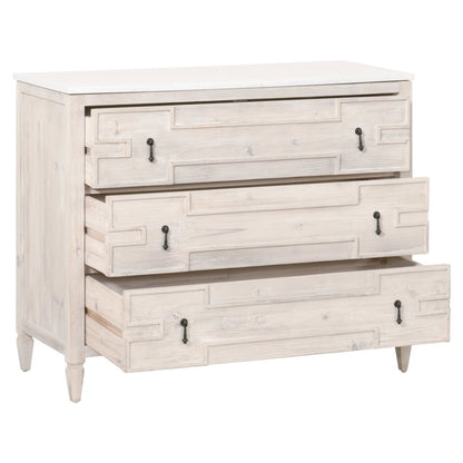 Bella Antique Transitional Emerie Entry Cabinet