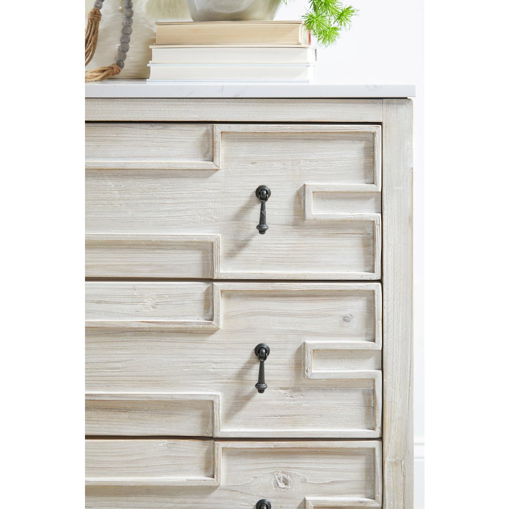 Bella Antique Transitional Emerie Entry Cabinet