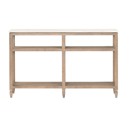 Bella Antique Transitional Emerie Narrow Console Table