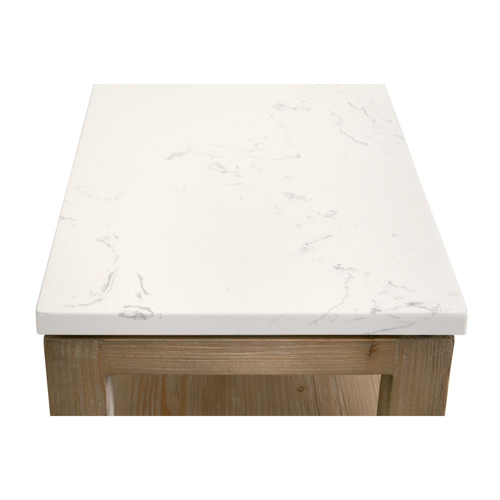 Bella Antique Transitional Emerie Narrow Console Table