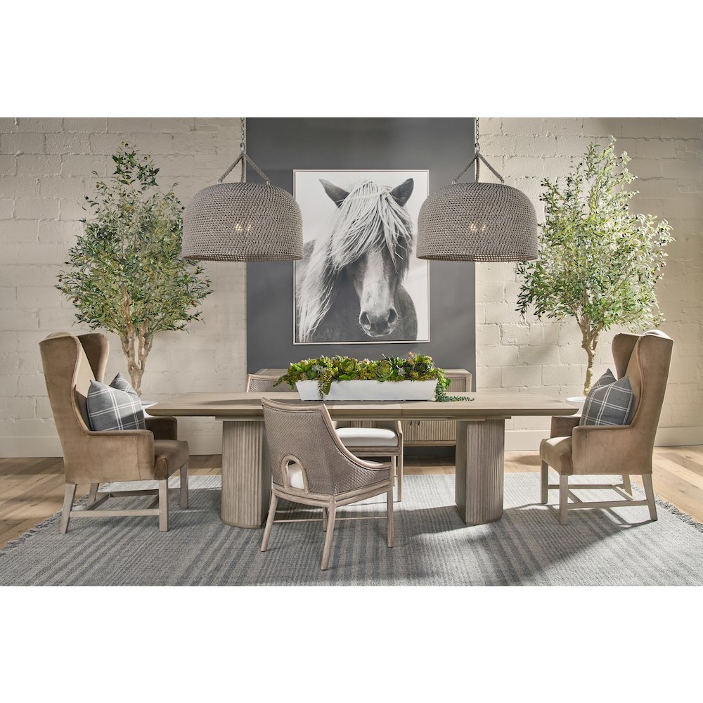 Traditions Transitional Halloway Extension Dining Table