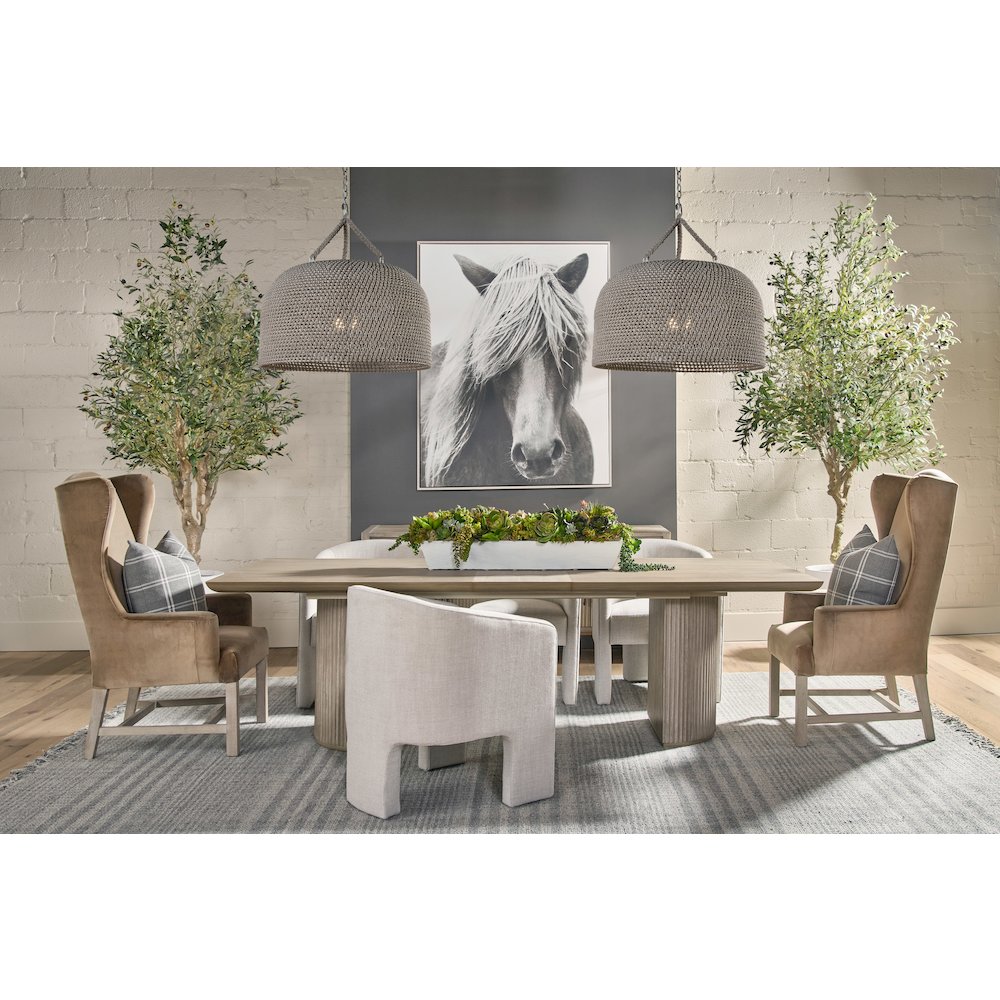 Traditions Transitional Halloway Extension Dining Table