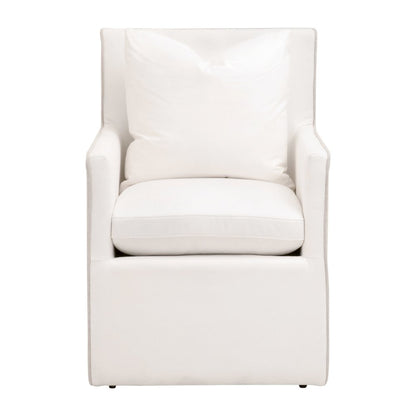 Essentials Transitional Harmony Arm Chair with Casters