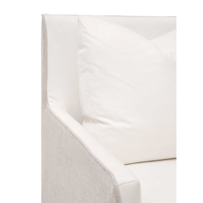 Essentials Transitional Harmony Arm Chair with Casters