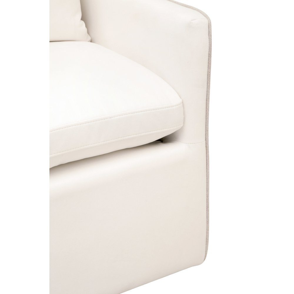 Essentials Transitional Harmony Arm Chair with Casters