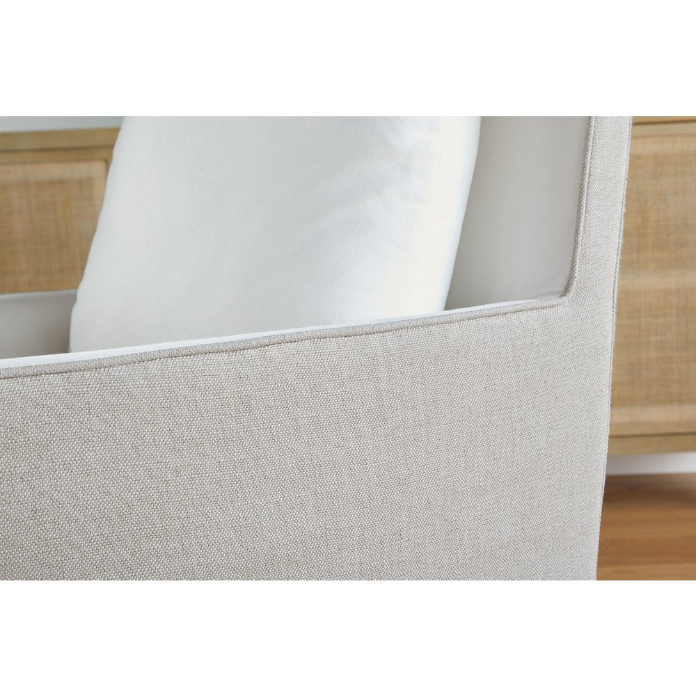 Essentials Transitional Harmony Arm Chair with Casters