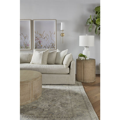 Stitch & Hand - Upholstery Transitional Haven 110" Lounge Slipcover LF Sectional