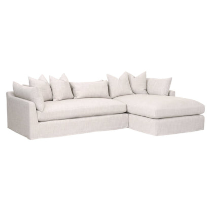 Stitch & Hand - Upholstery Transitional Haven 110" Lounge Slipcover RF Sectional