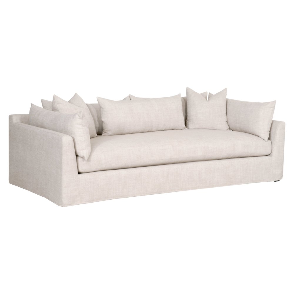 Stitch & Hand - Upholstery Transitional Haven 96" Lounge Slipcover Sofa