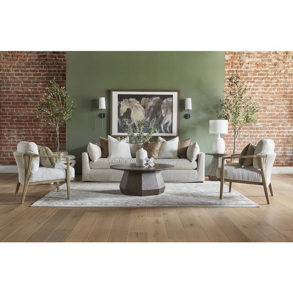 Stitch & Hand - Upholstery Transitional Haven 96" Lounge Slipcover Sofa