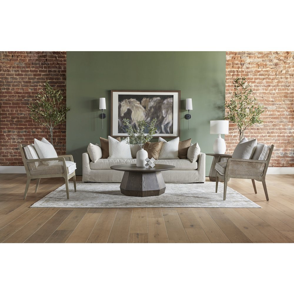 Stitch & Hand - Upholstery Transitional Haven 96" Lounge Slipcover Sofa