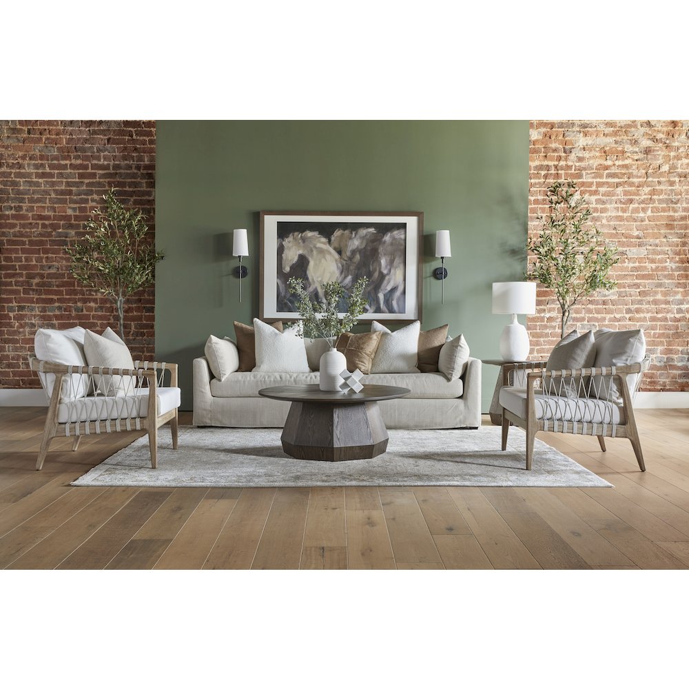 Stitch & Hand - Upholstery Transitional Haven 96" Lounge Slipcover Sofa