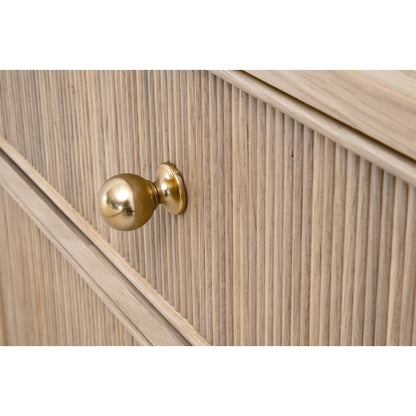 Bronze Bay Transitional Highland 2-Drawer Nightstand
