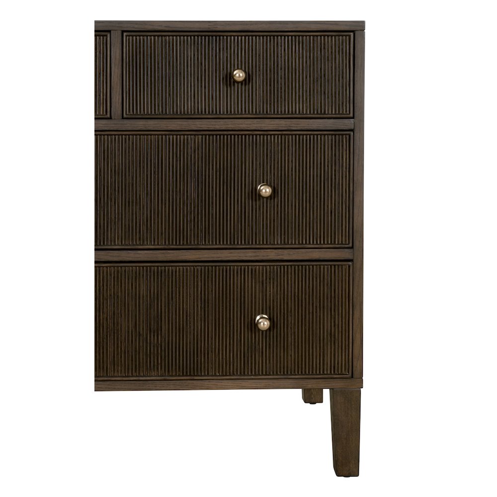 Bronze Bay Transitional Highland 8-Drawer Double Dresser