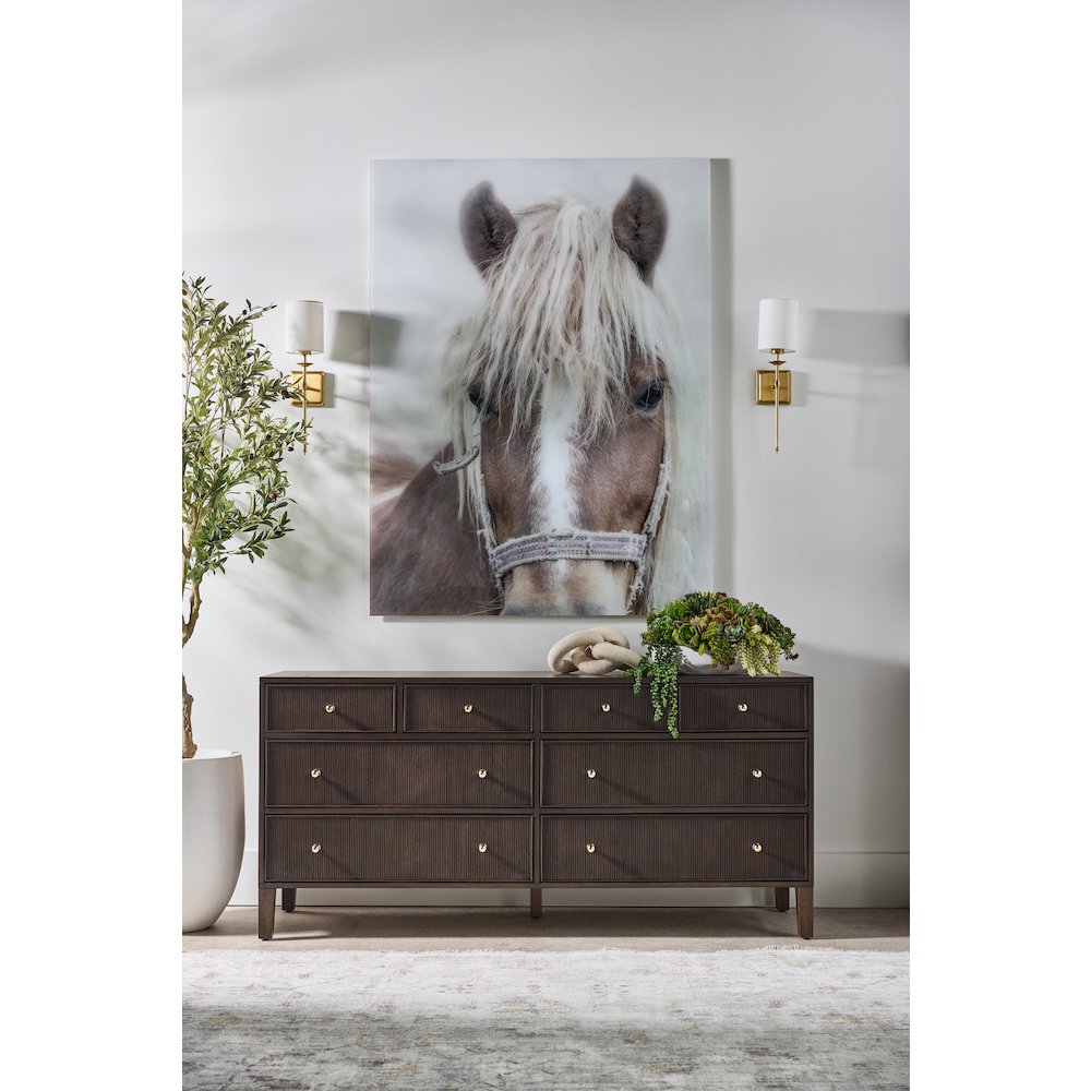 Bronze Bay Transitional Highland 8-Drawer Double Dresser