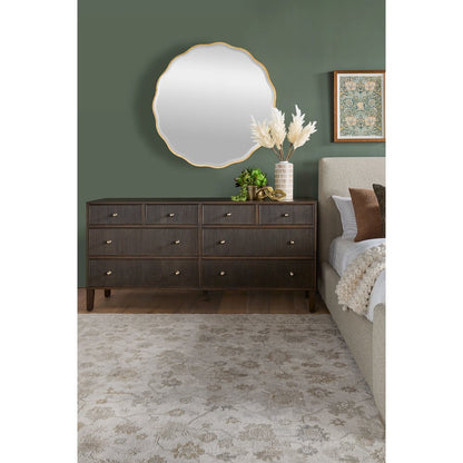 Bronze Bay Transitional Highland 8-Drawer Double Dresser