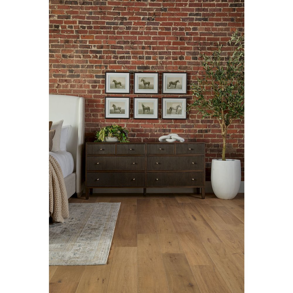 Bronze Bay Transitional Highland 8-Drawer Double Dresser