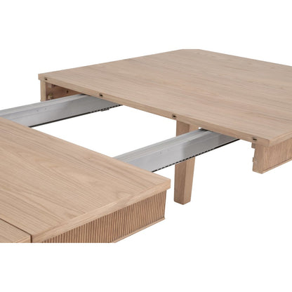 Bronze Bay Transitional Highland Extension Dining Table