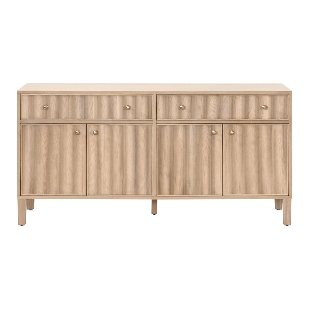 Bronze Bay Transitional Highland Media Sideboard