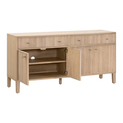 Bronze Bay Transitional Highland Media Sideboard