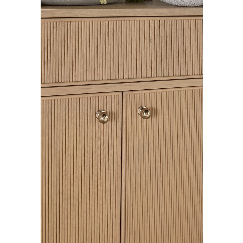 Bronze Bay Transitional Highland Media Sideboard