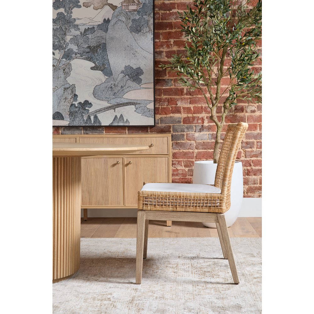 Bronze Bay Transitional Highland Media Sideboard
