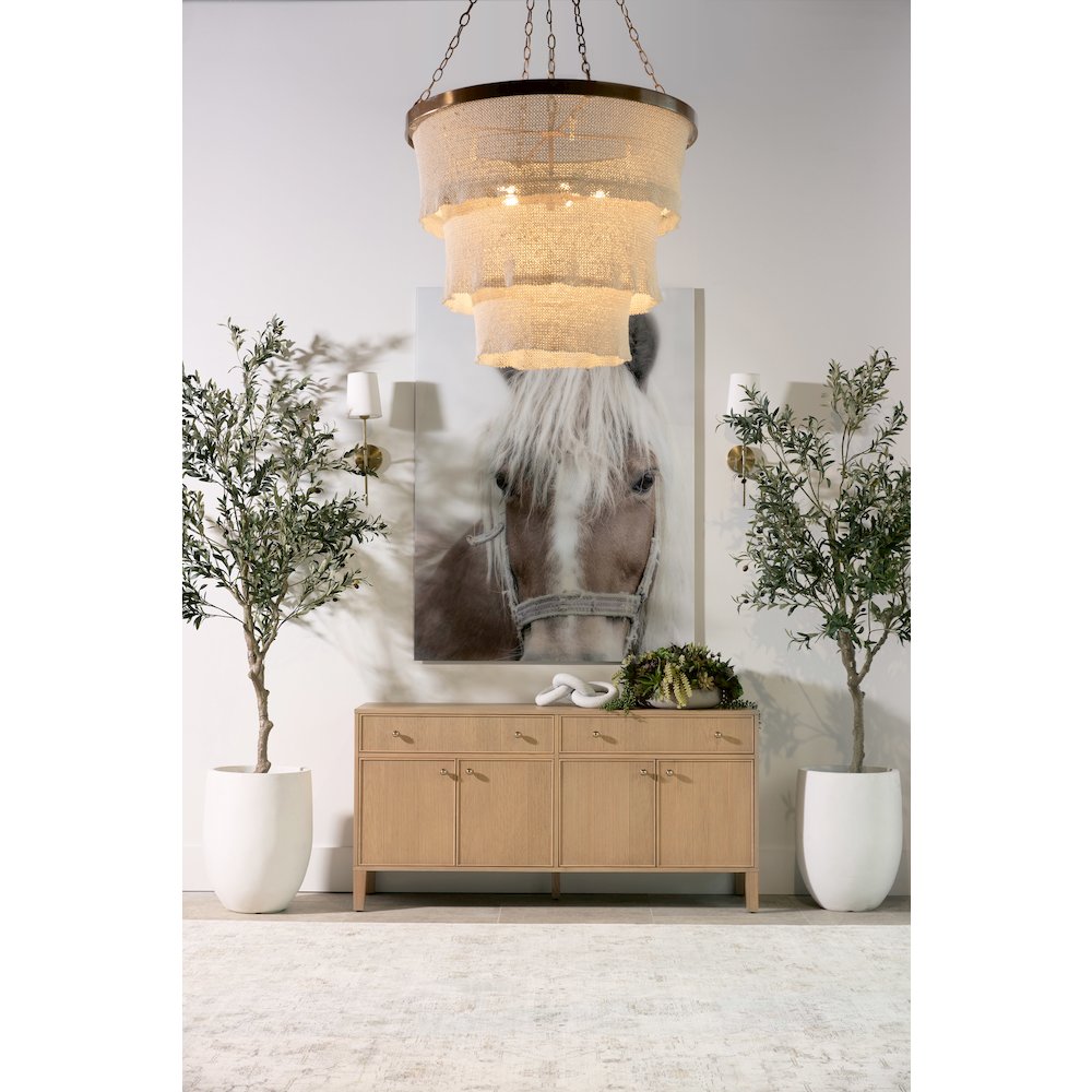 Bronze Bay Transitional Highland Media Sideboard