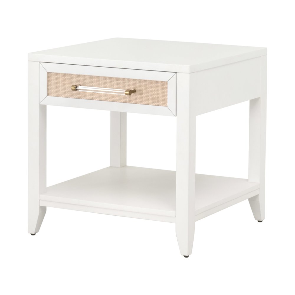 Traditions Transitional Holland 1-Drawer Side Table