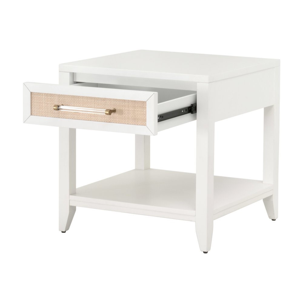 Traditions Transitional Holland 1-Drawer Side Table