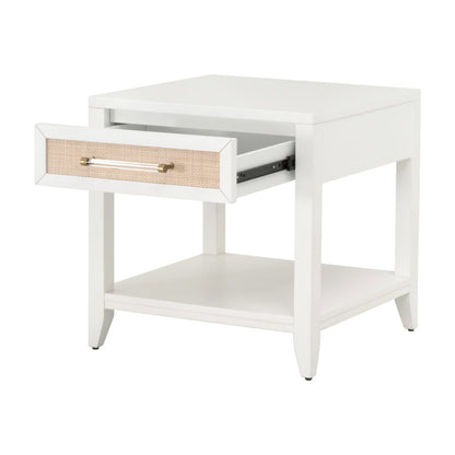 Traditions Transitional Holland 1-Drawer Side Table