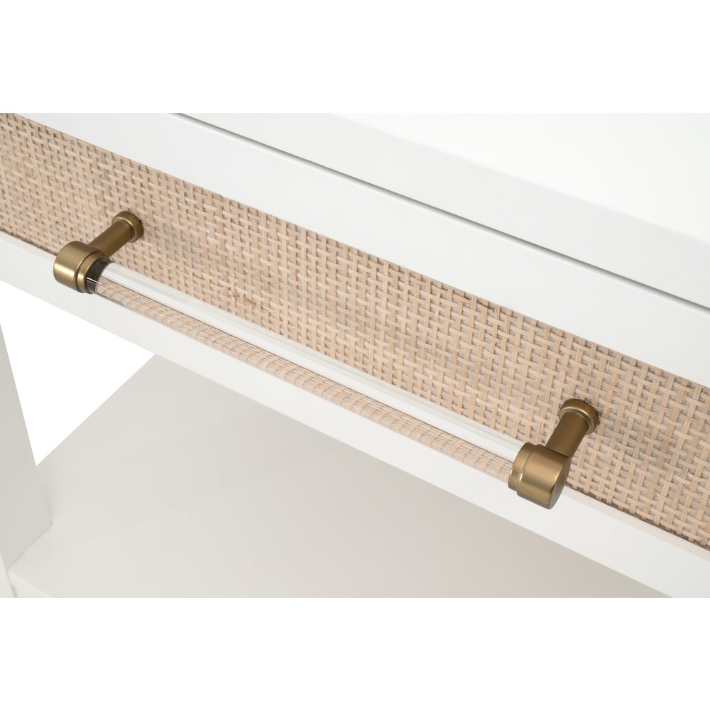 Traditions Transitional Holland 1-Drawer Side Table
