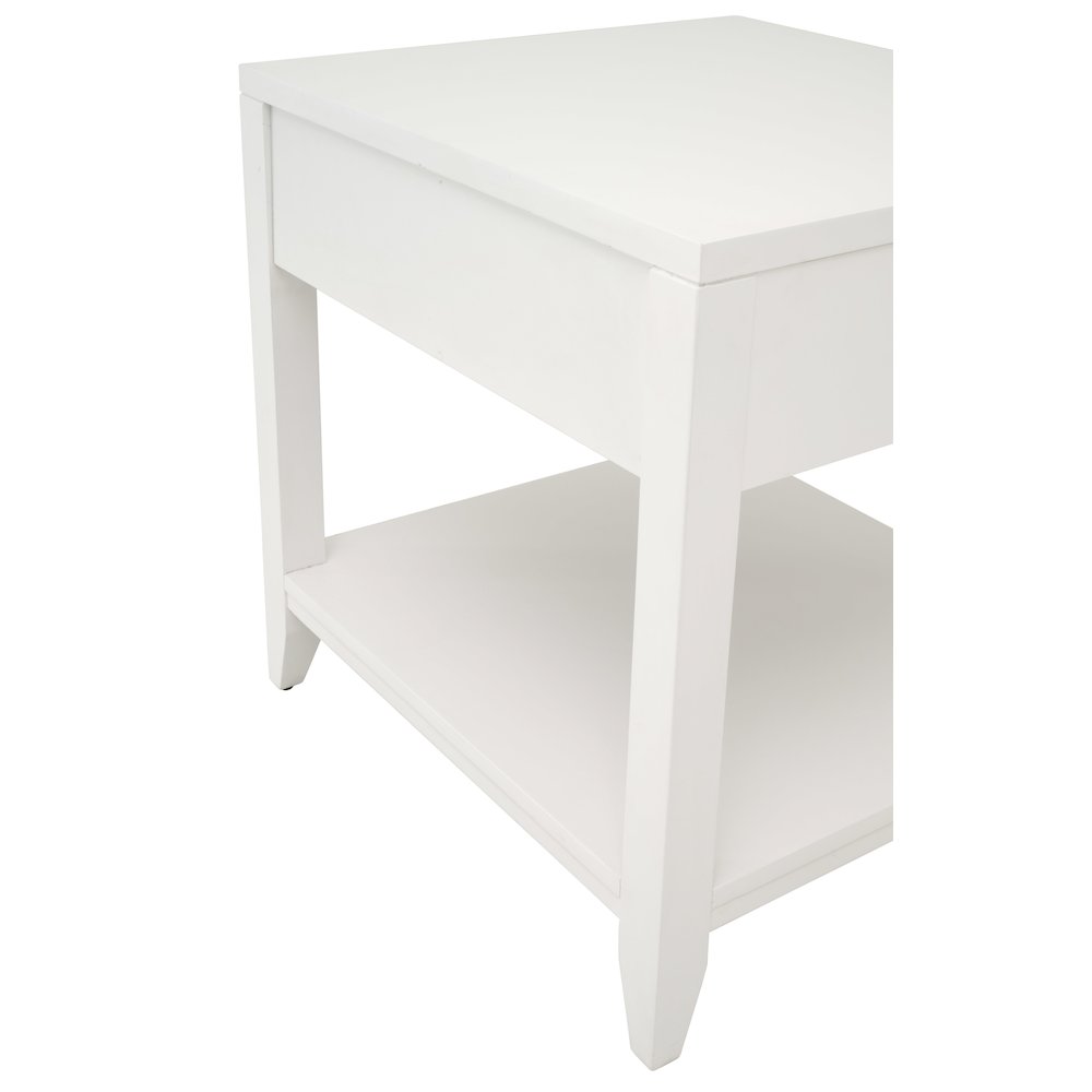 Traditions Transitional Holland 1-Drawer Side Table