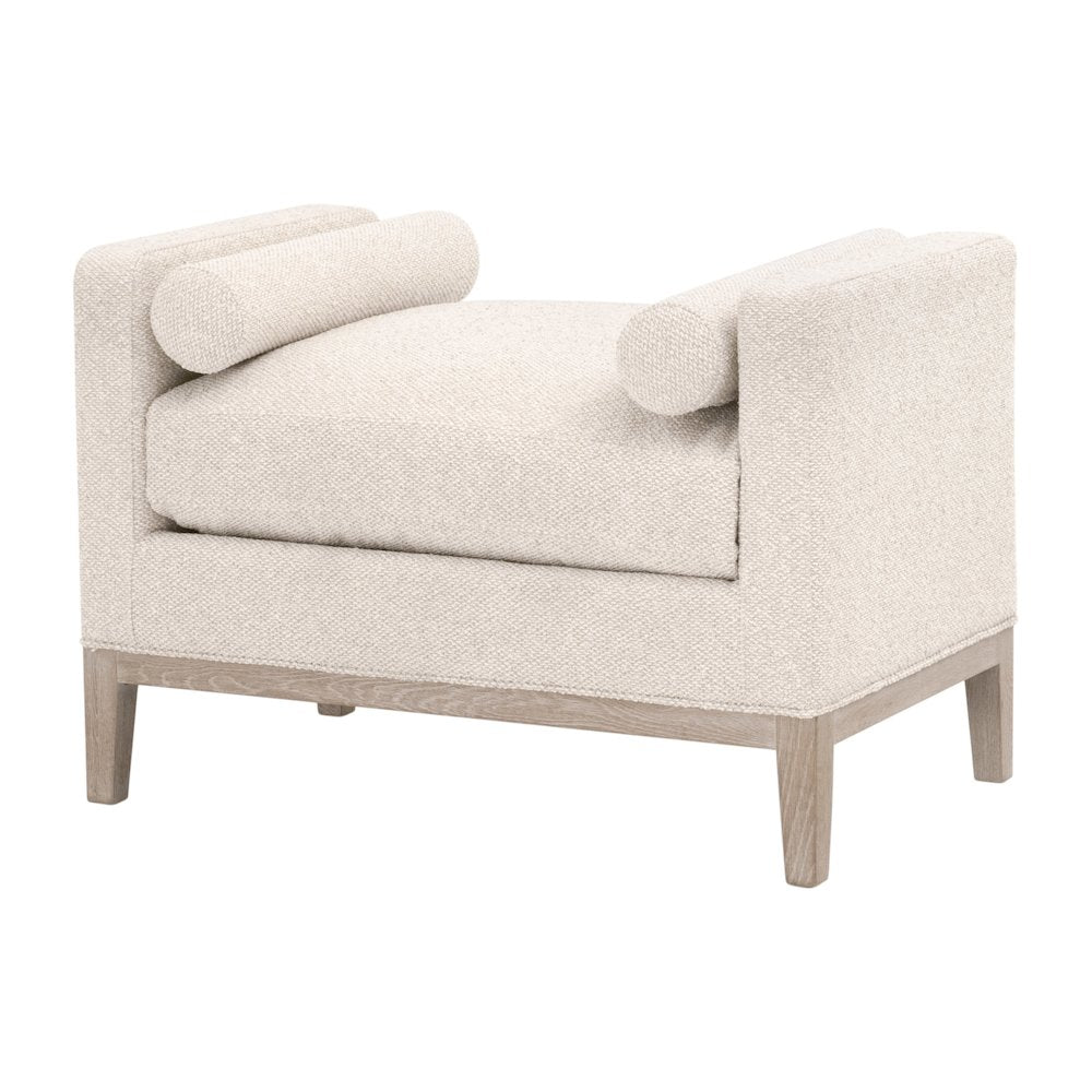 Stitch & Hand - Dining & Bedroom Transitional Keaton Upholstered Accent Stool