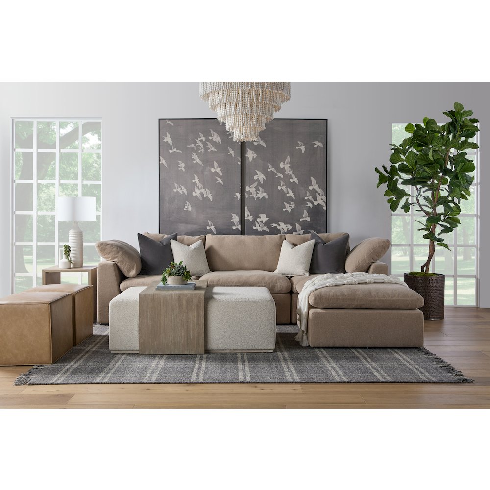 Essentials Transitional Knox Accent Cube