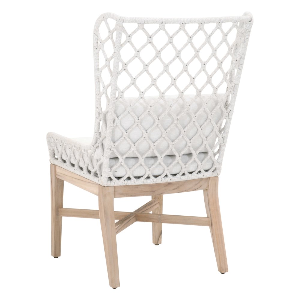 Woven - Outdoor  Transitional Lattis Outdoor Wing Chair