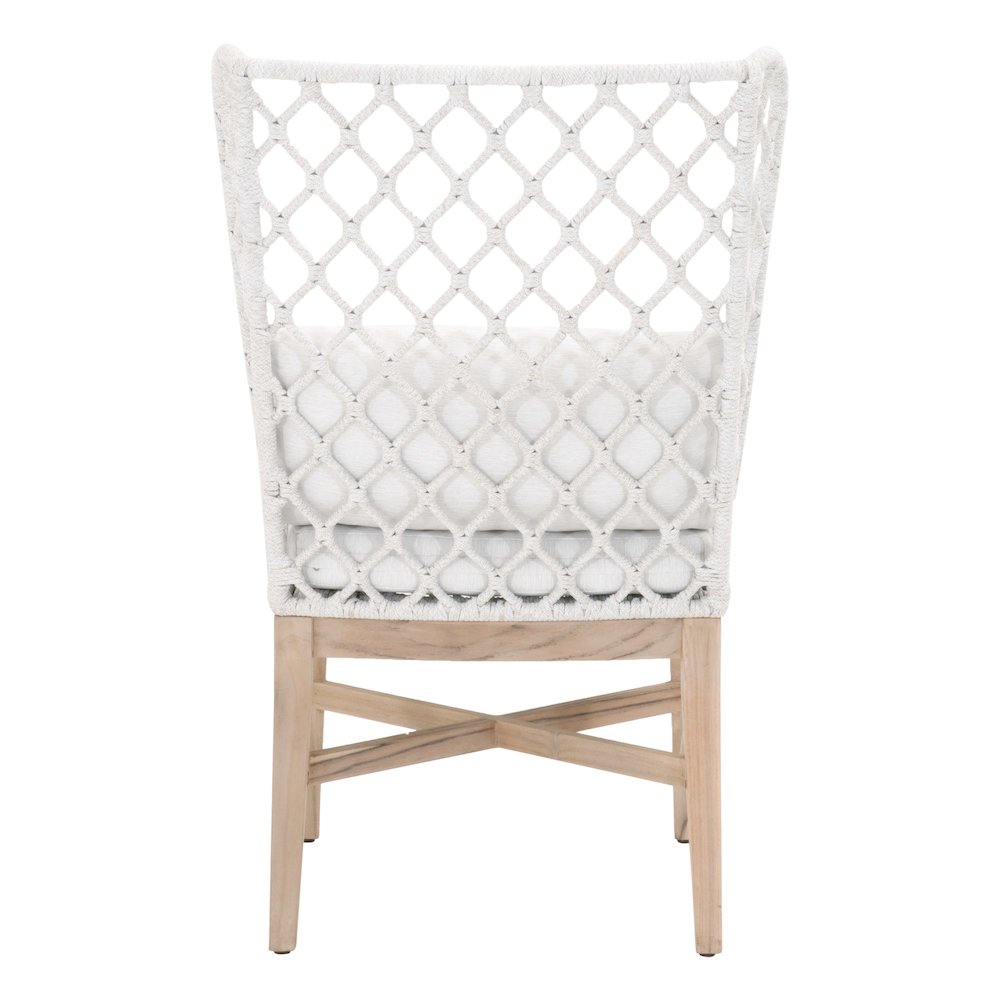 Woven - Outdoor  Transitional Lattis Outdoor Wing Chair