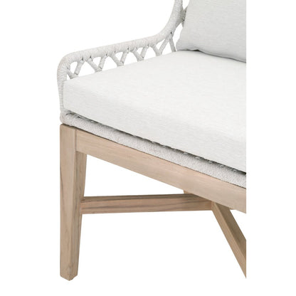 Woven - Outdoor  Transitional Lattis Outdoor Wing Chair