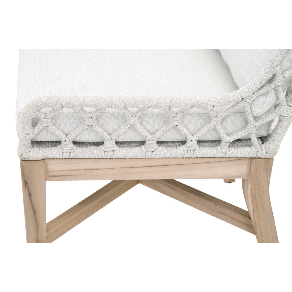 Woven - Outdoor  Transitional Lattis Outdoor Wing Chair