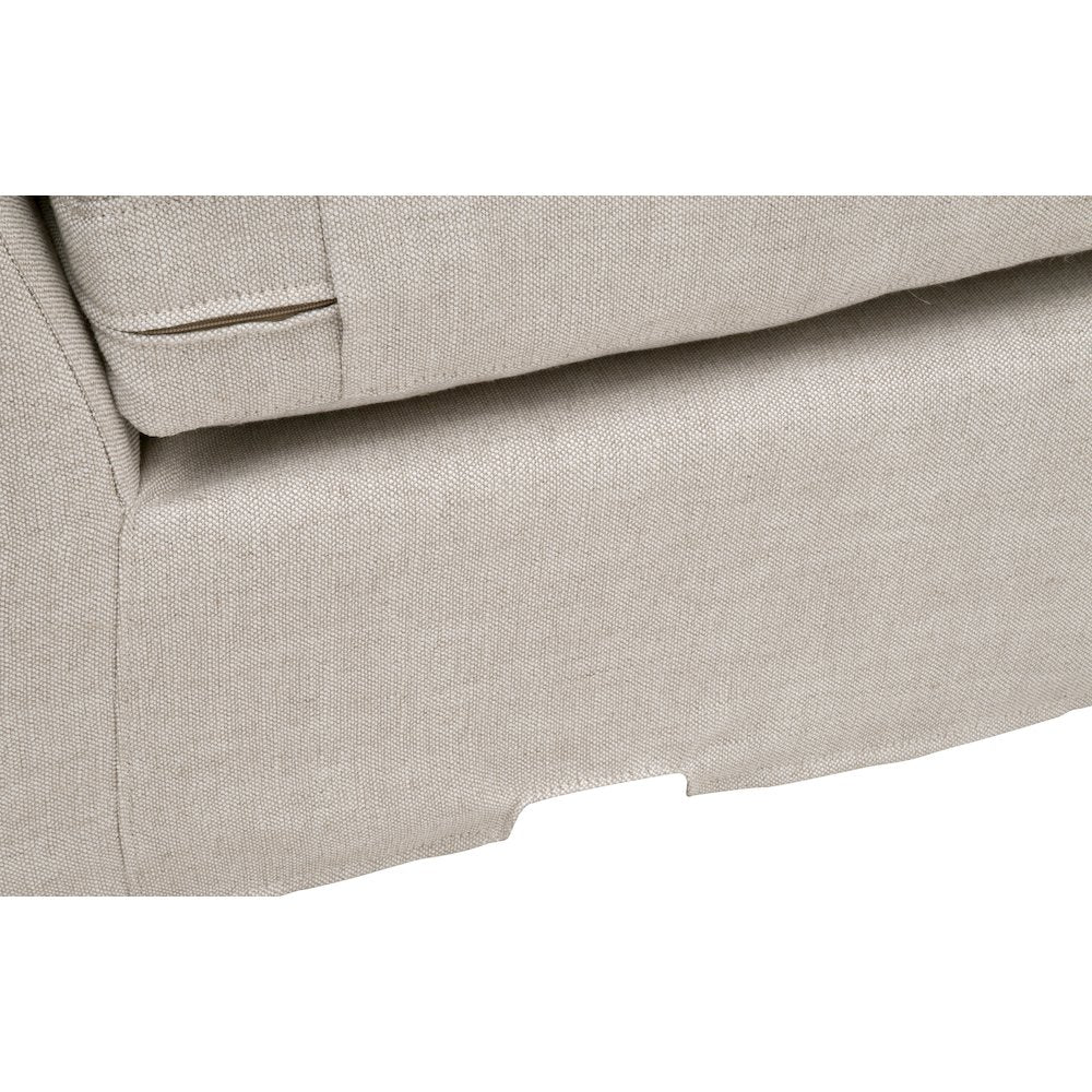 Transitional Lena Modular Slipcover 1-Seat Armless Chair