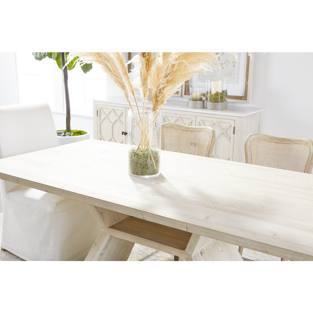 Transitional Levi Slipcover Dining Chair, Set of 2