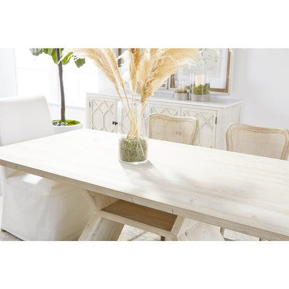Transitional Levi Slipcover Dining Chair, Set of 2