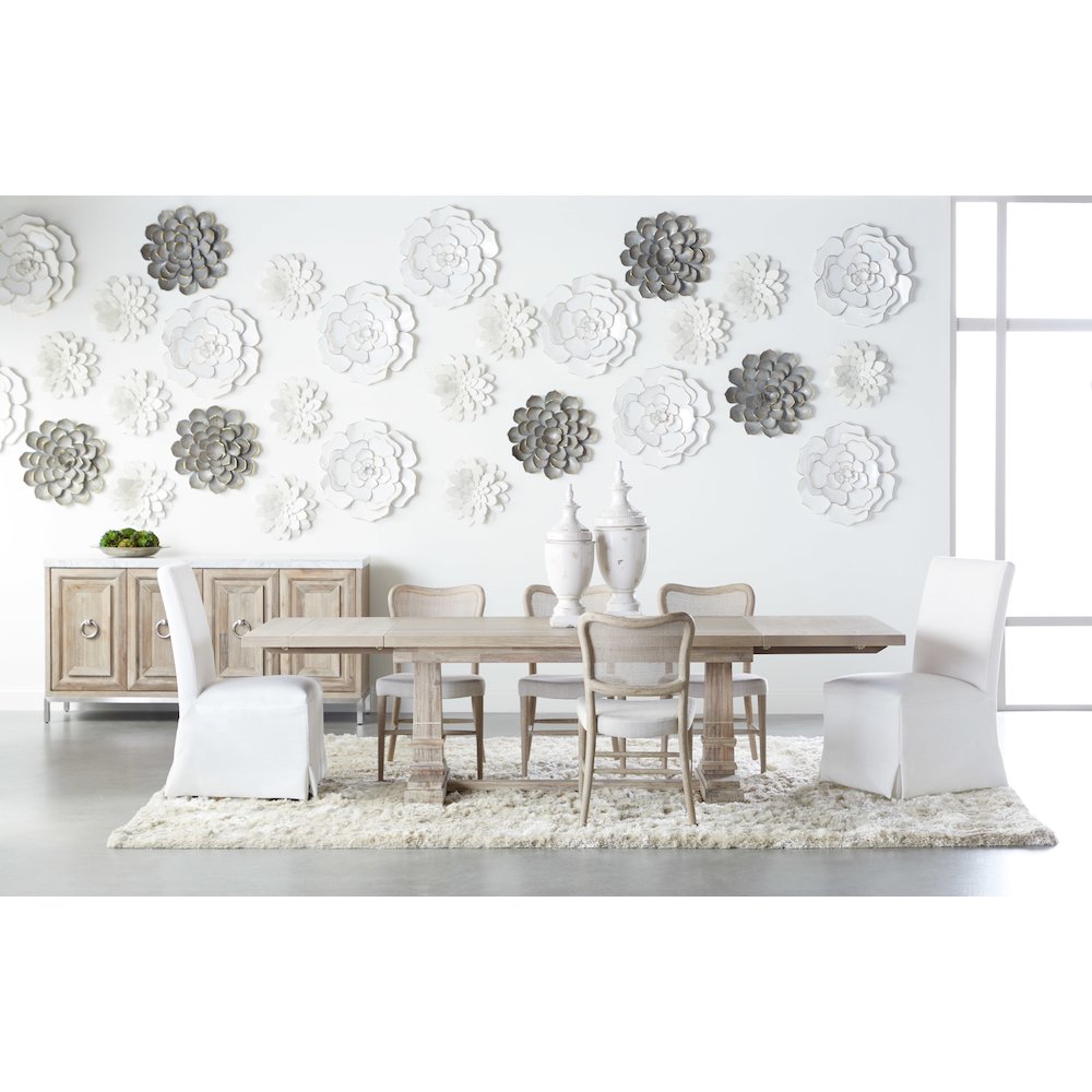 Transitional Levi Slipcover Dining Chair, Set of 2