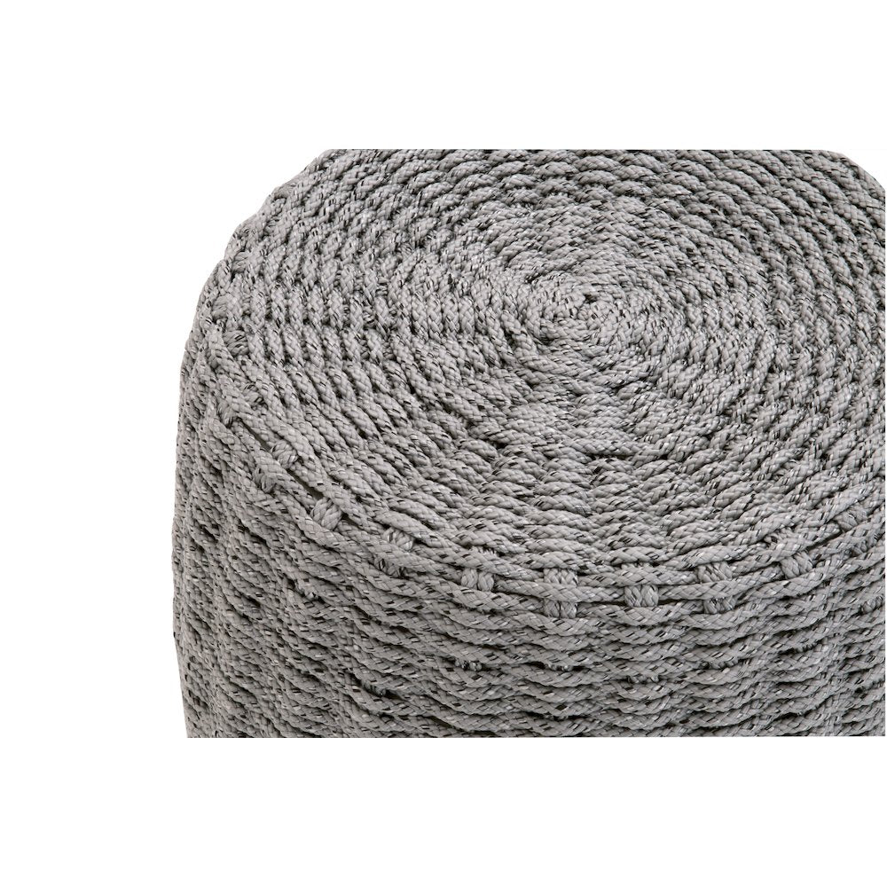 Woven Transitional Loom Accent Table