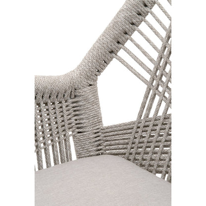 Woven Transitional Loom Arm Chair, Set of 2